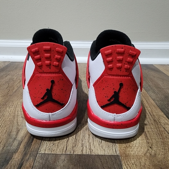 Nike Air Jordan 4 Red Cement 408452-161 Mens Sz 6y - 7y New - Picture 5 of 9